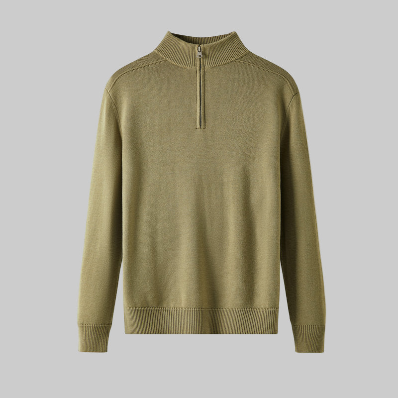 Lucerne Quarter-Zip Wool Sweater