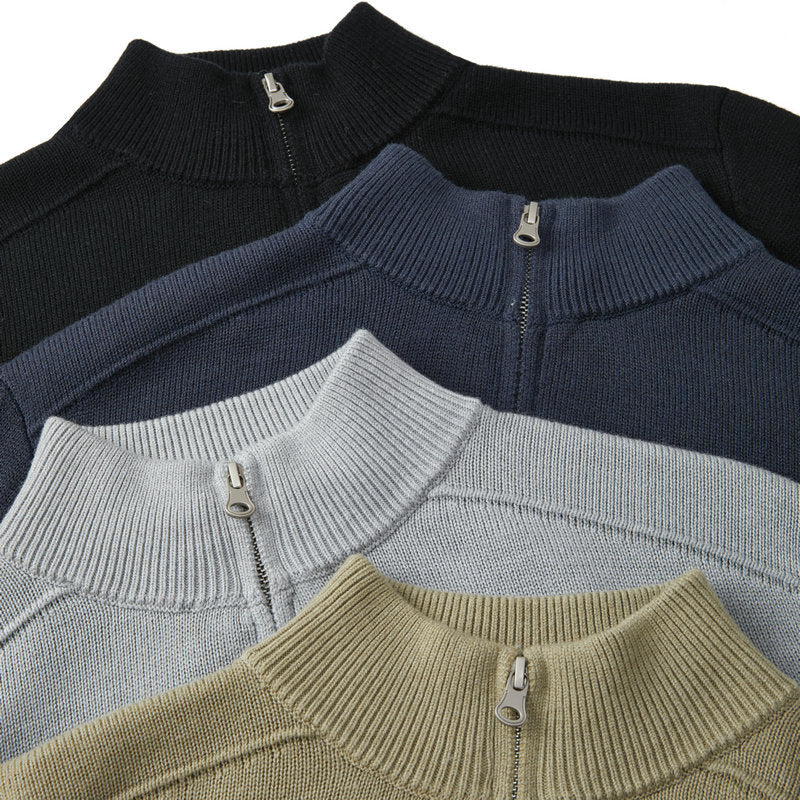 Lucerne Quarter-Zip Wool Sweater