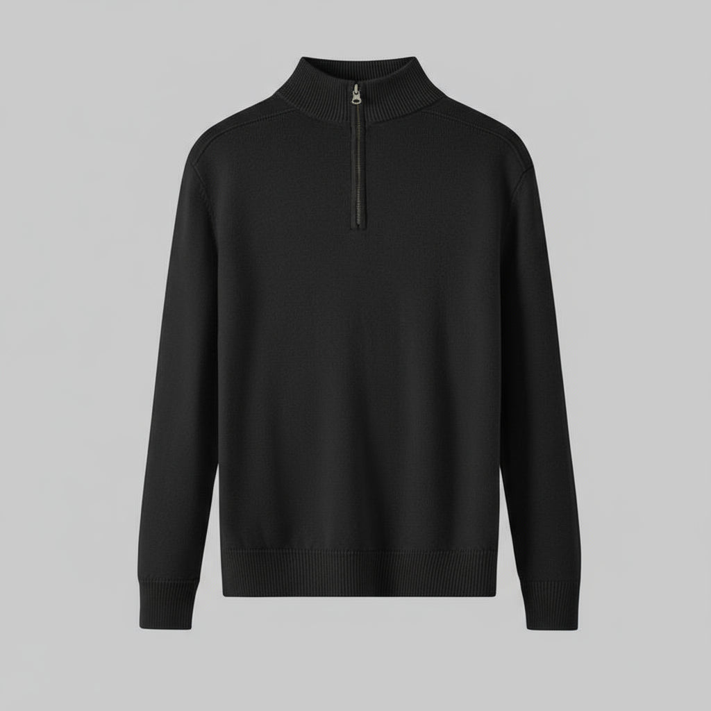 Lucerne Quarter-Zip Wool Sweater