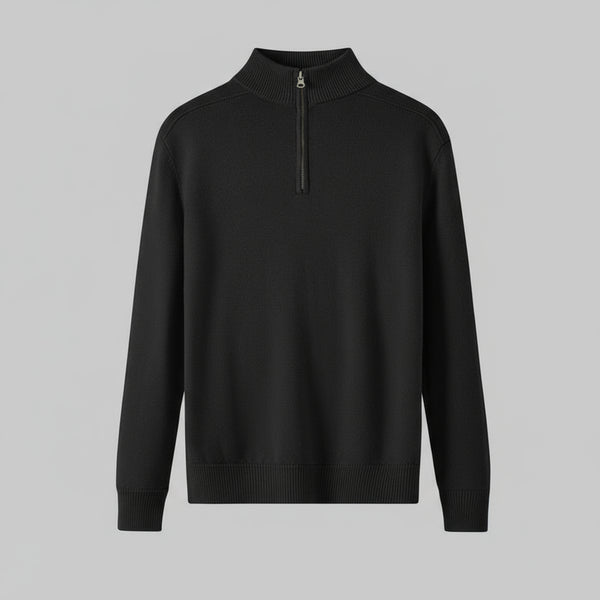 Lucerne Quarter-Zip Wool Sweater
