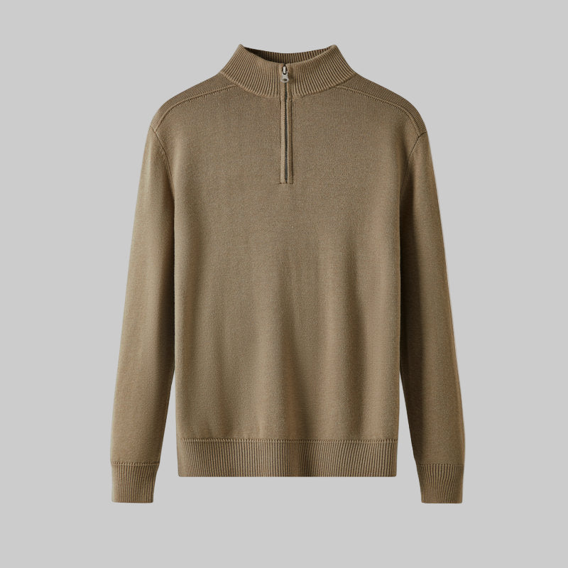 Lucerne Quarter-Zip Wool Sweater