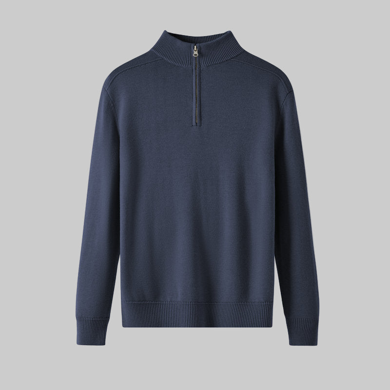 Lucerne Quarter-Zip Wool Sweater